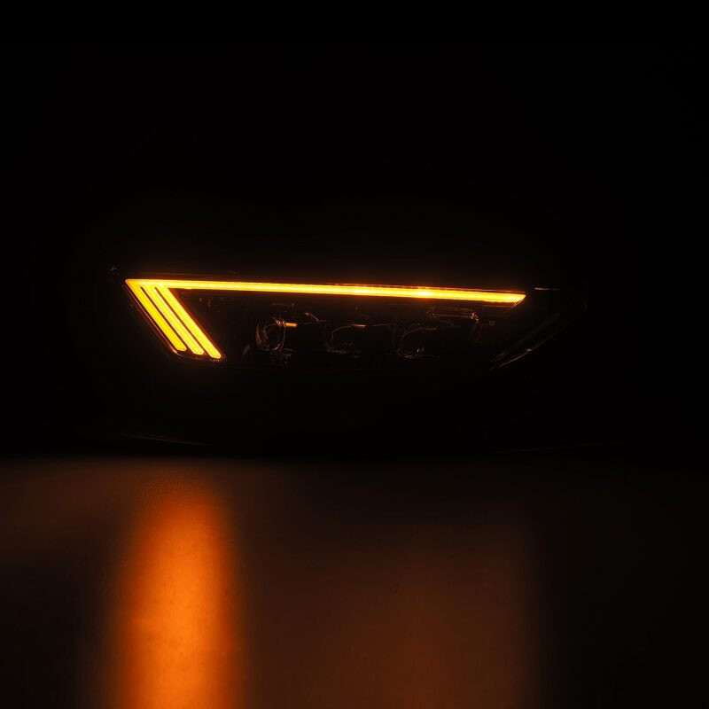 AlphaRex NOVA LED Projector Headlights Alpha-Black for 15-17 Ford Mustang