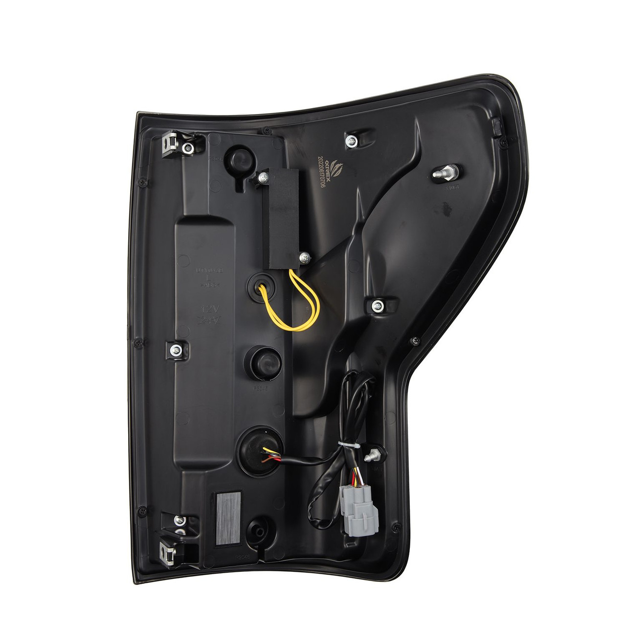 AlphaRex LUXX-Series LED Tail Lights Black-Red for 07-13 Toyota Tundra