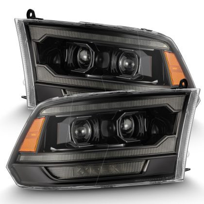 AlphaRex LUXX LED Projector Headlight Plank Style Alpha Black for 09-18 Ram 2500