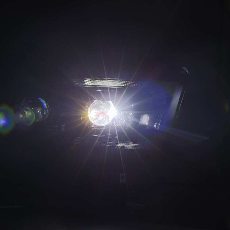 AlphaRex  LUXX LED Proj Headlights Alpha Black for 19-21 Ram 2500