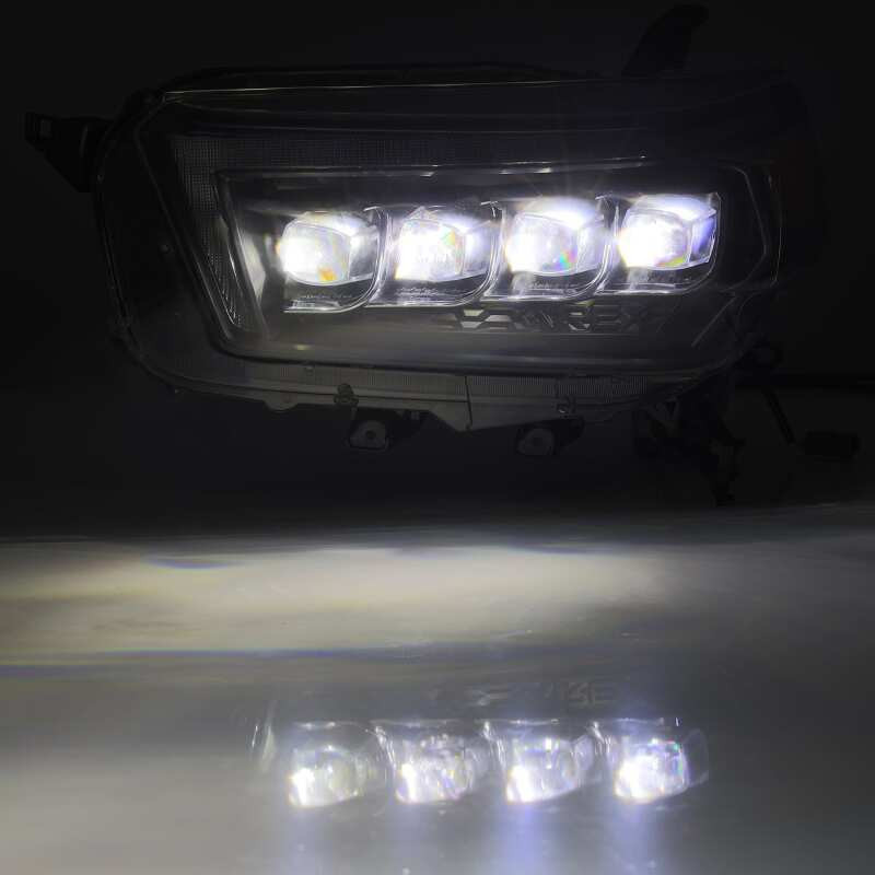 AlphaRex NOVA LED Projector Headlights Black for 10-13 Toyota 4Runner