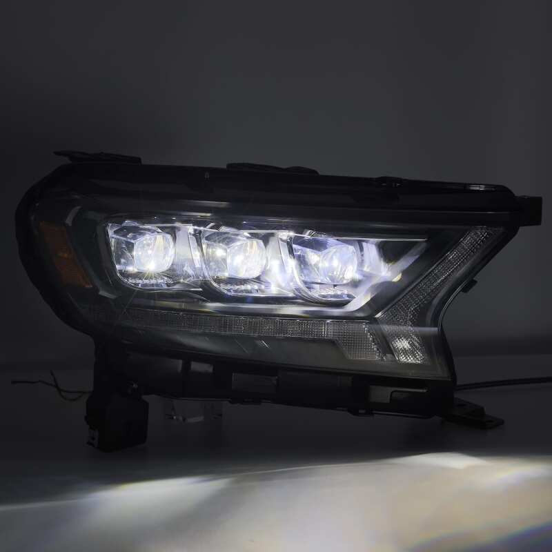 AlphaRex NOVA LED Projector Headlight Alpha Black for 19-21 Ford Ranger
