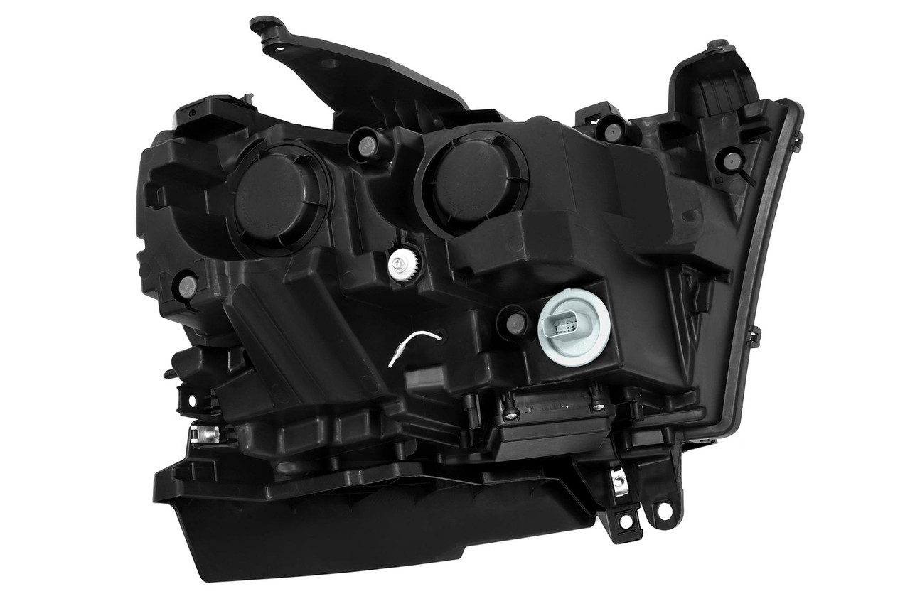 AlphaRex NOVA LED Proj Headlight Plank Style Matte Black for 19-20 Ram 1500HD