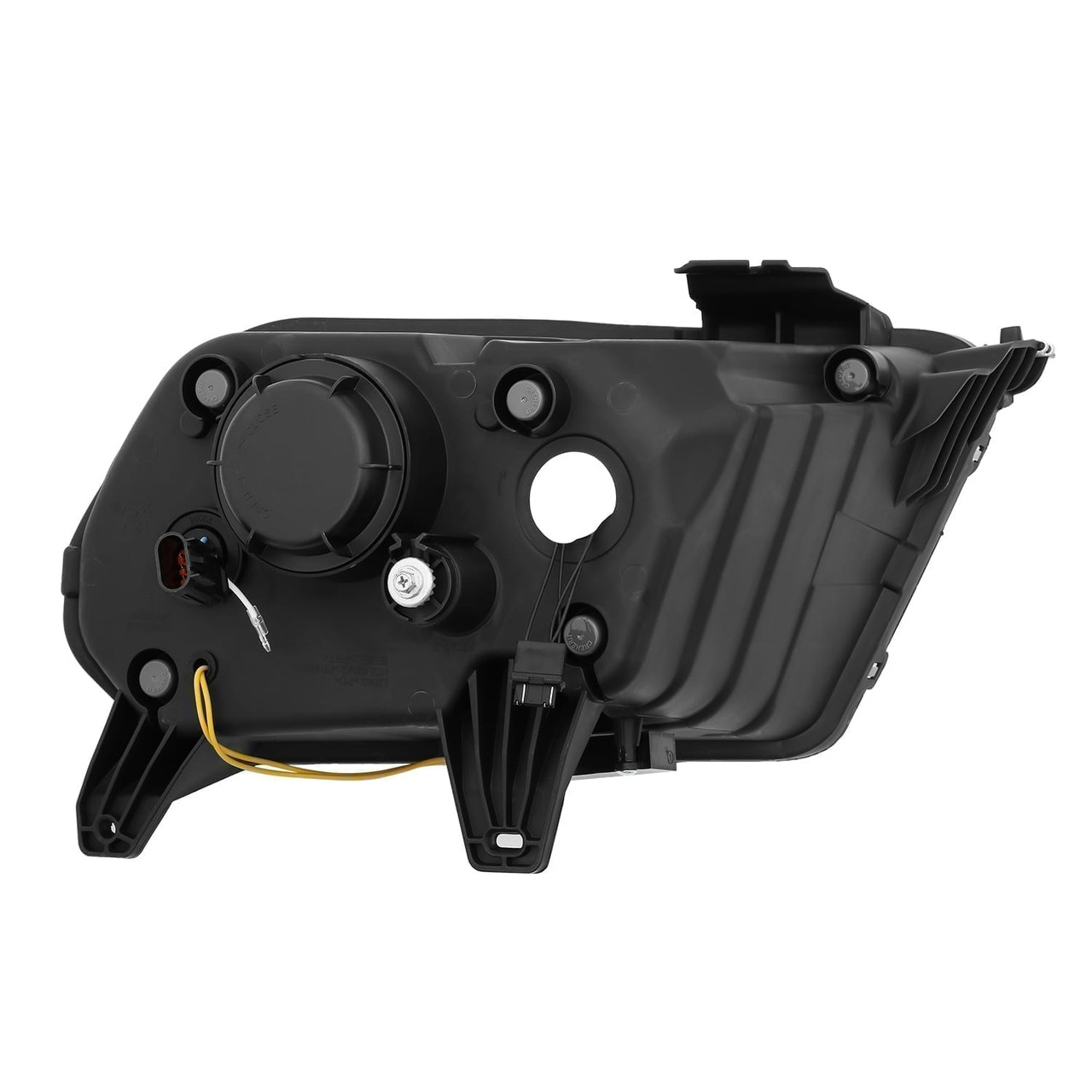 AlphaRex LUXX LED Projector Headlights Alpha Black for 10-12 Ford Mustang