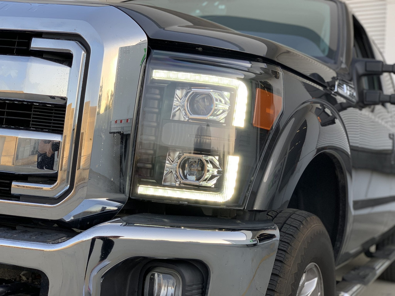 AlphaRex PRO-Series Projector Headlights Chrome for 11-16 Ford F-250 SD