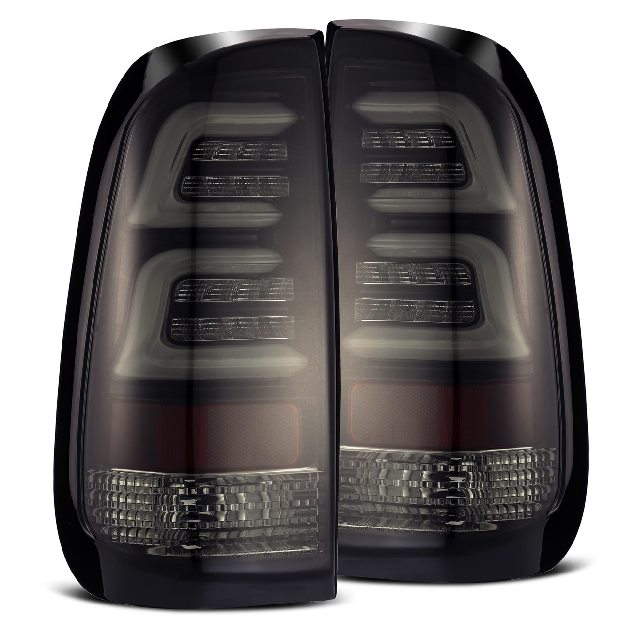 AlphaRex PRO-Series LED Tail Lights Jet Black for 97-03 Ford F-150