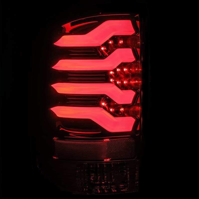 AlphaRex PRO-Series LED Tail Lights Red Smoke for 14-18 GMC Sierra 1500