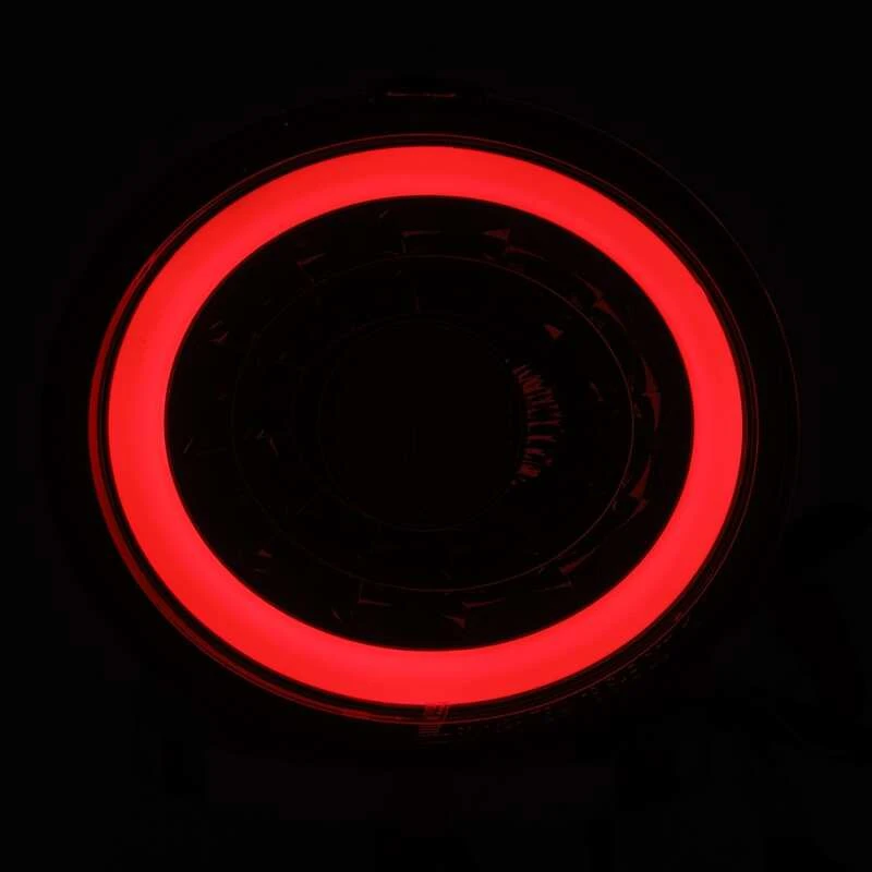 AlphaRex PRO-Series LED Tail Lights Jet Black for 05-13 Chevrolet Corvette