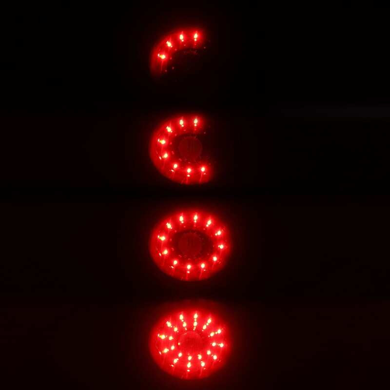 AlphaRex PRO-Series LED Tail Lights Jet Black for 05-13 Chevrolet Corvette