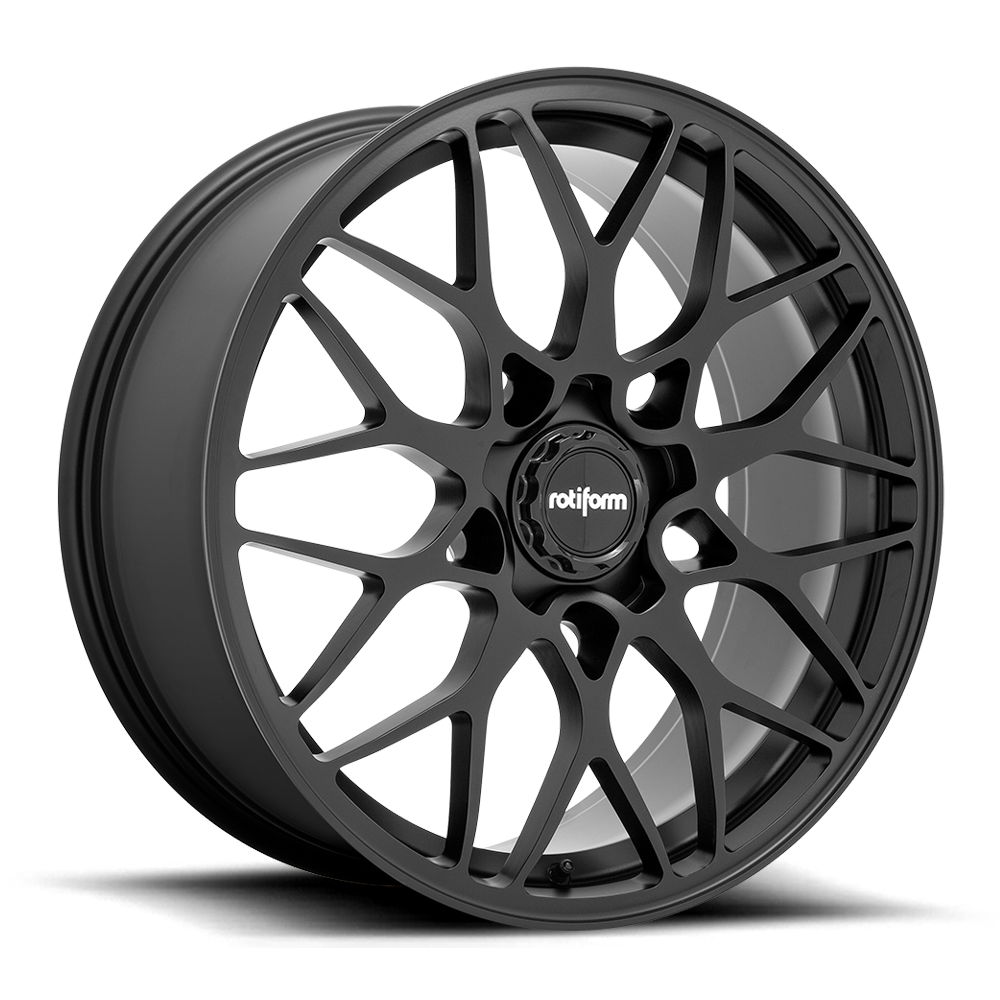 Rotiform SGN R190 19x8.5 5x112 35 Offset - Matte Black Wheel