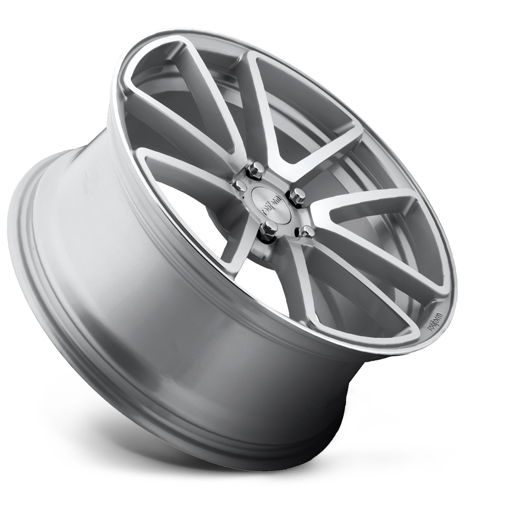Rotiform R120 SPF 18x8.5 5x114.3 45 Offset - Gloss Silver Machined Wheel