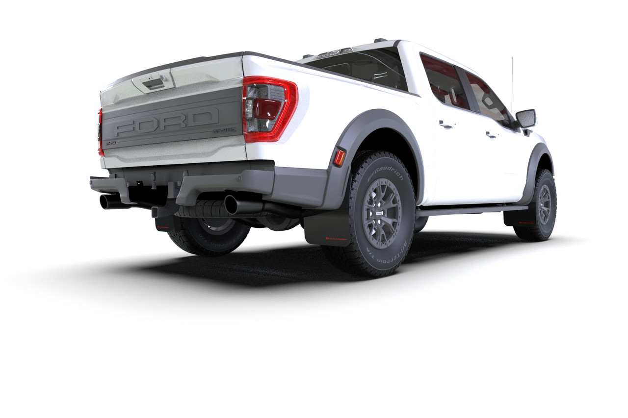 Rally Armor Black UR Mud Flap w/ Red Logo for 21-23 Ford F-150 Raptor