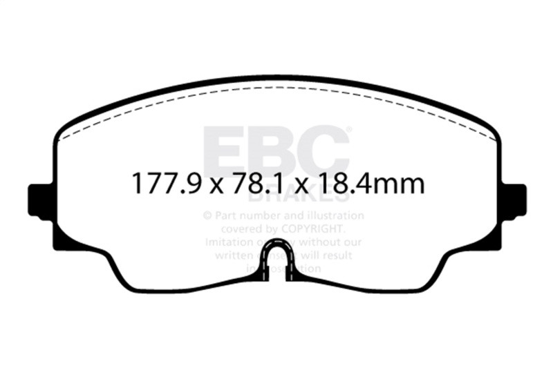 EBC Yellowstuff Front Brake Pads for 2022+ Audi S3 2.0T