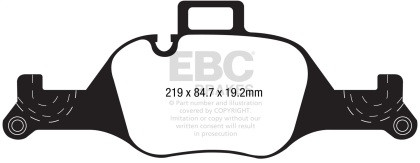 EBC Redstuff Front Brake Pads for 2017+ BMW 530 G30