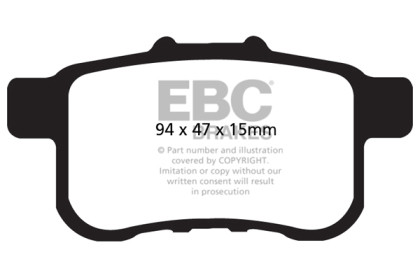 EBC Brakes Bluestuff Brake Pads for 09-14 Acura TSX