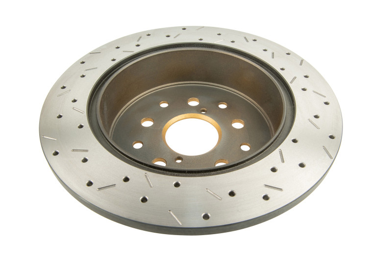 DBA Rear Drilled & Slotted 4000 Series Rotors for 00-05 Lexus IS300