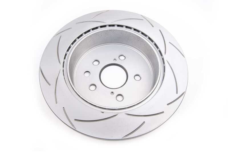 DBA Street T2 Slotted Rear Brake Rotors for 2012+ Lexus IS350
