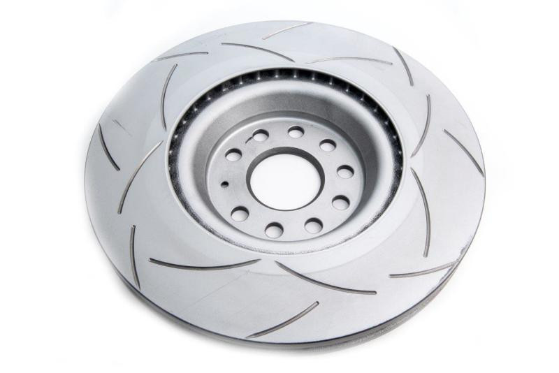 DBA Front T2 Slotted Street Series Rotors for 15-19 Volkswagen Golf R