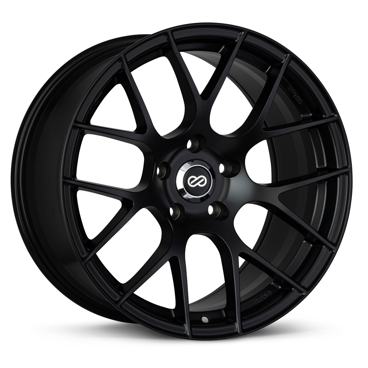 Enkei Raijin 19x8.5 42mm Offset 5x112 Bolt Pattern 72.6 Hub Bore Black Wheel