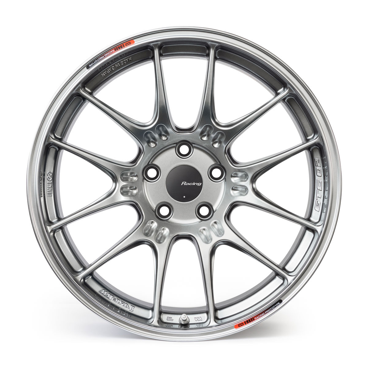 Enkei GTC02 19x9 5x114.3 45mm Offset 75mm Bore Hyper Silver Wheel