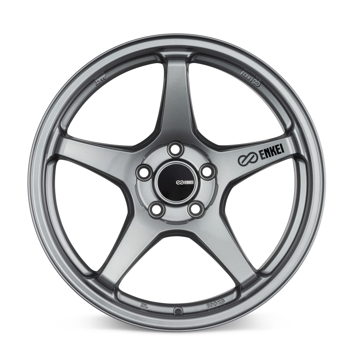 Enkei TS-5 18x8.5 5x108 40mm Offset 72.6mm Bore Storm Grey Wheel