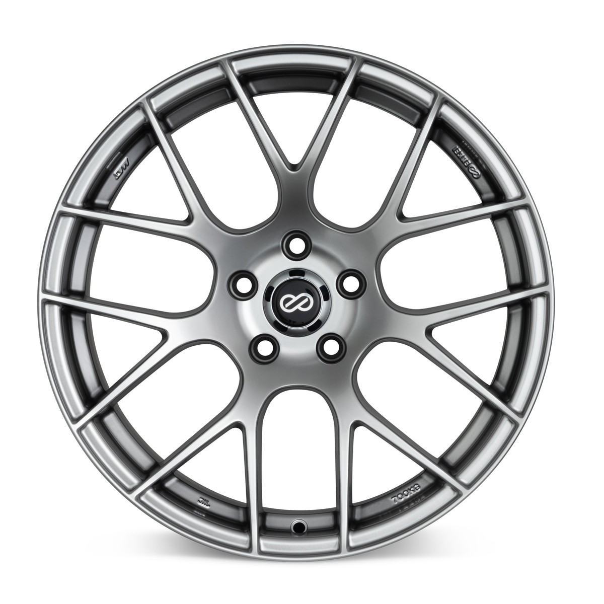 Enkei Raijin 19x9.5 35mm Offset 5x120 72.6 Hub Hyper Silver Wheel