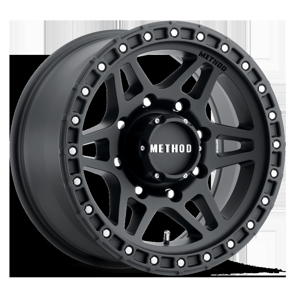Method MR312 18x9 +18mm Offset 8x180 130.81mm CB Matte Black Wheel