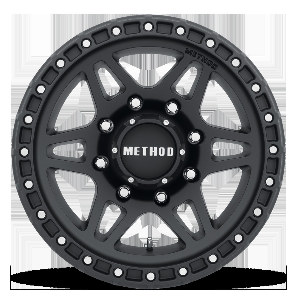 Method MR312 18x9 +18mm Offset 8x180 130.81mm CB Matte Black Wheel