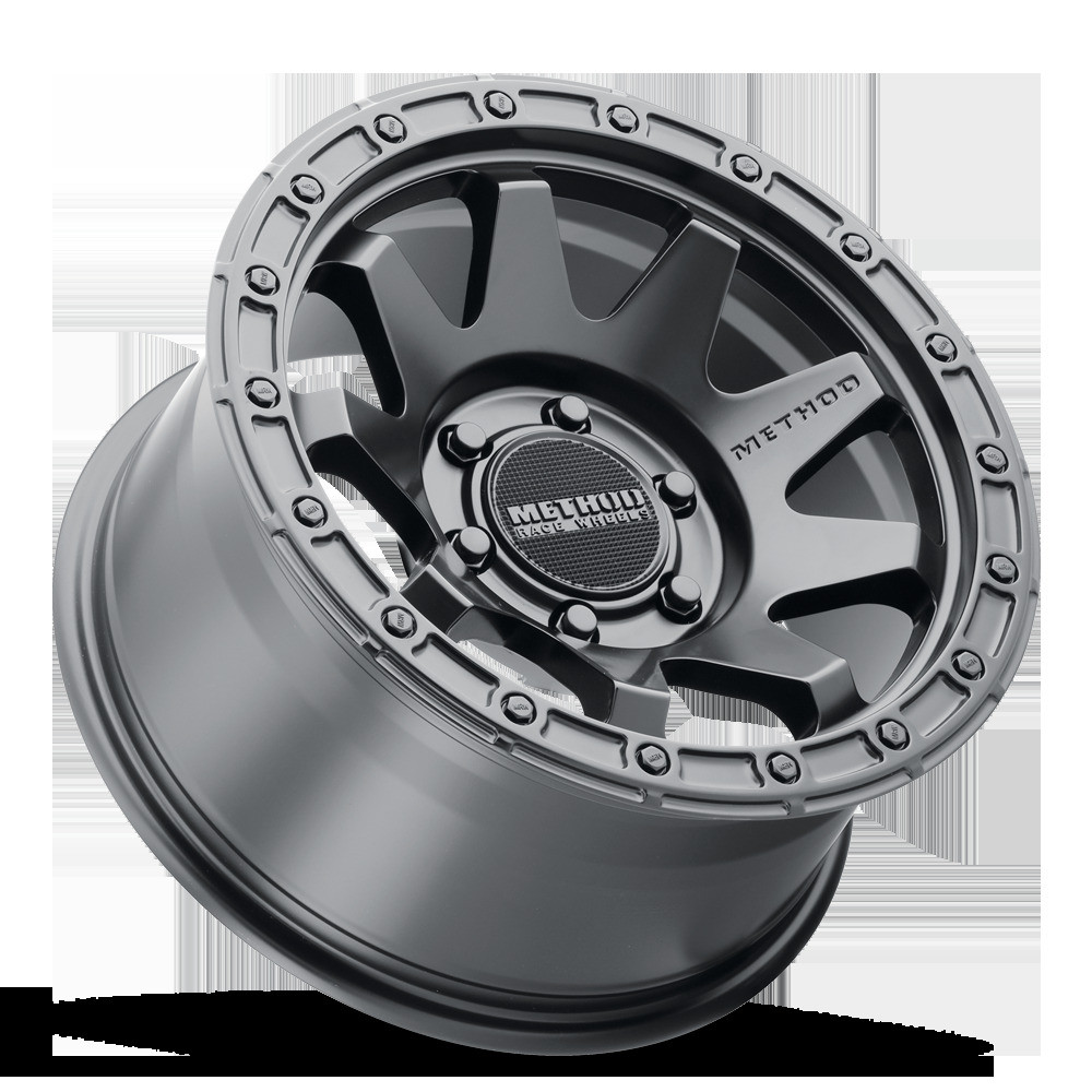 Method MR317 18x9 +18mm Offset 6x5.5 106.25mm CB Matte Black Wheel