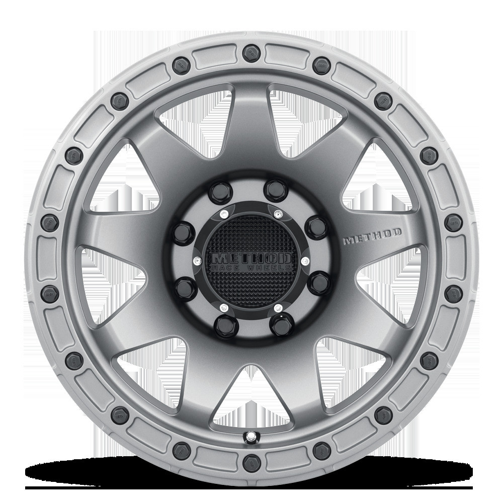 Method MR317 18x9 +18mm Offset 8x180 130.81mm CB Matte Titanium Wheel
