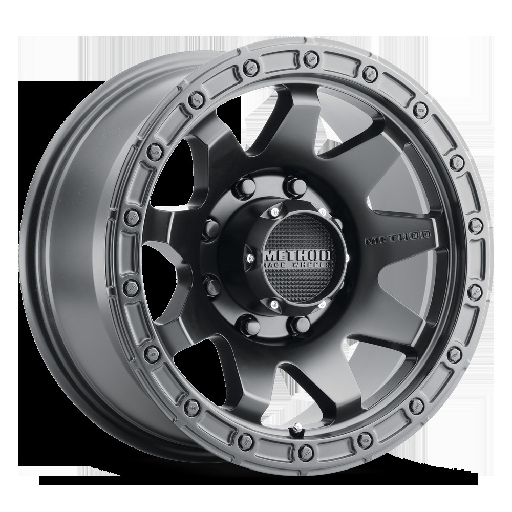 Method MR317 18x9 +18mm Offset 8x6.5 130.81mm CB Matte Black Wheel