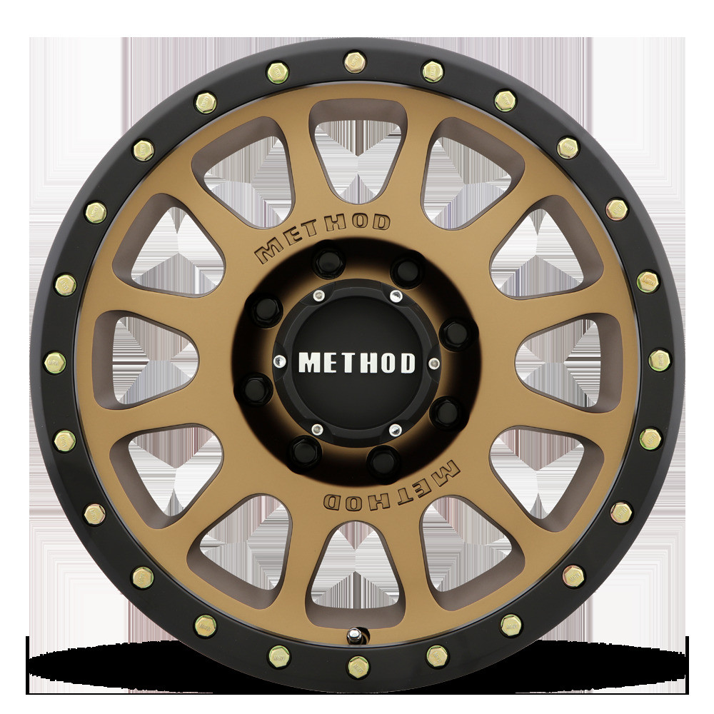 Method MR305 NV HD 18x9 +18mm Offset 8x170 130.81mm CB Method Bronze/Black Street Loc Wheel