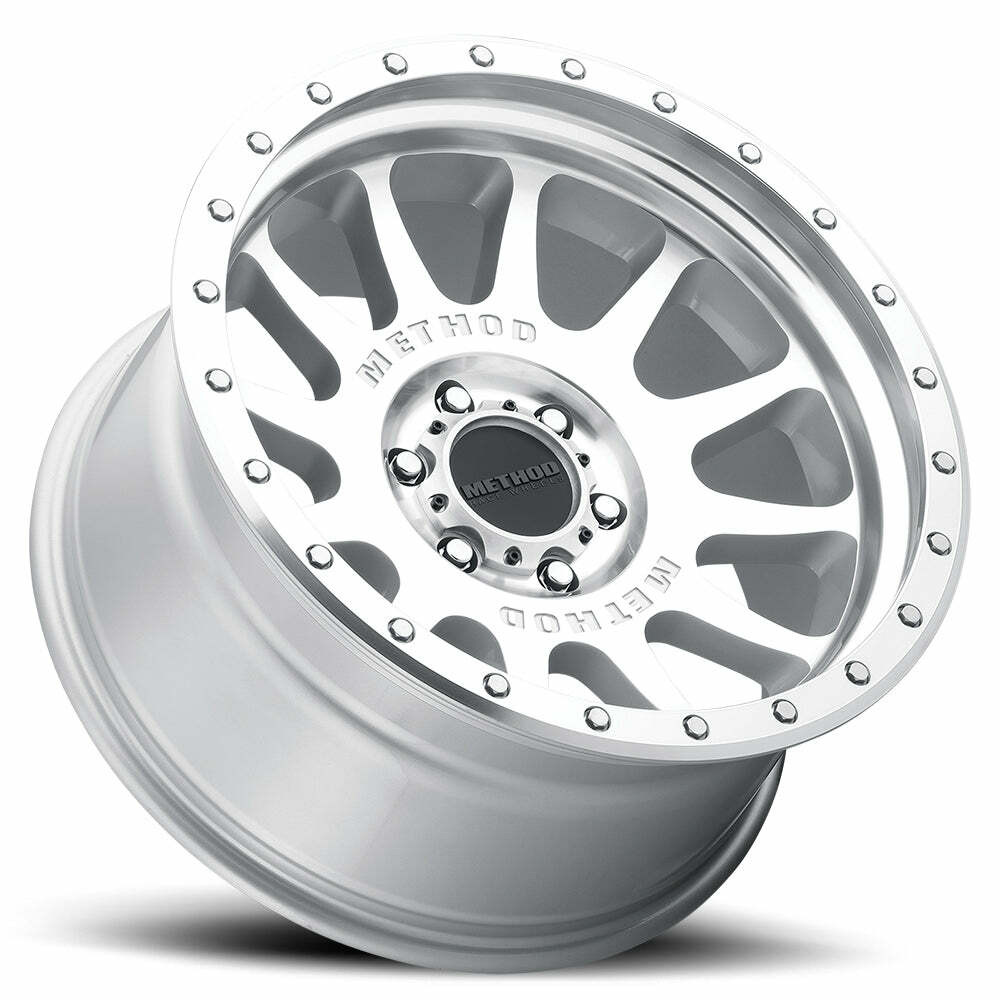 Method MR605 NV 20x10 -24mm Offset 5x5.5 108mm CB Machined Clear Coat Wheel