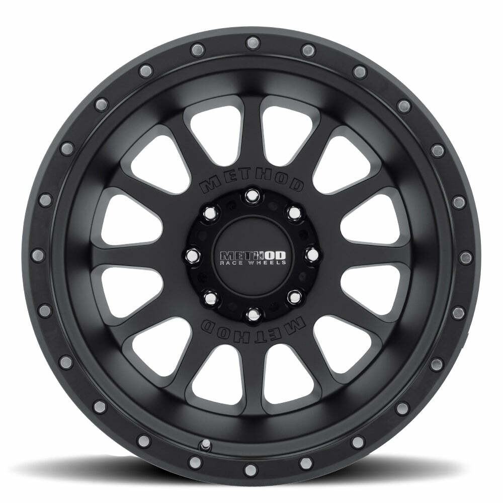 Method MR605 NV 20x9 -12mm Offset 8x180 124.1mm CB Matte Black Wheel