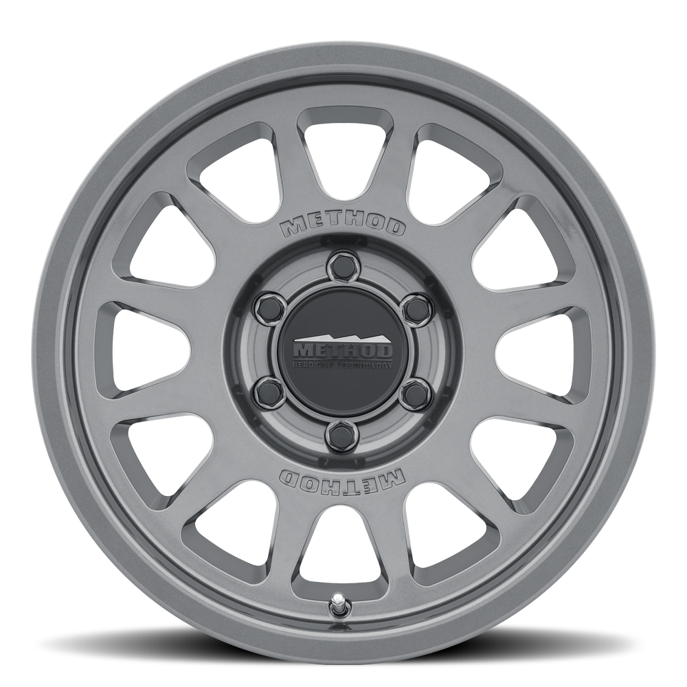 Method MR703 17x9 -12mm 106.25mm Bore 6x5.5 BP 4.8in BS Gloss Titanium Wheel