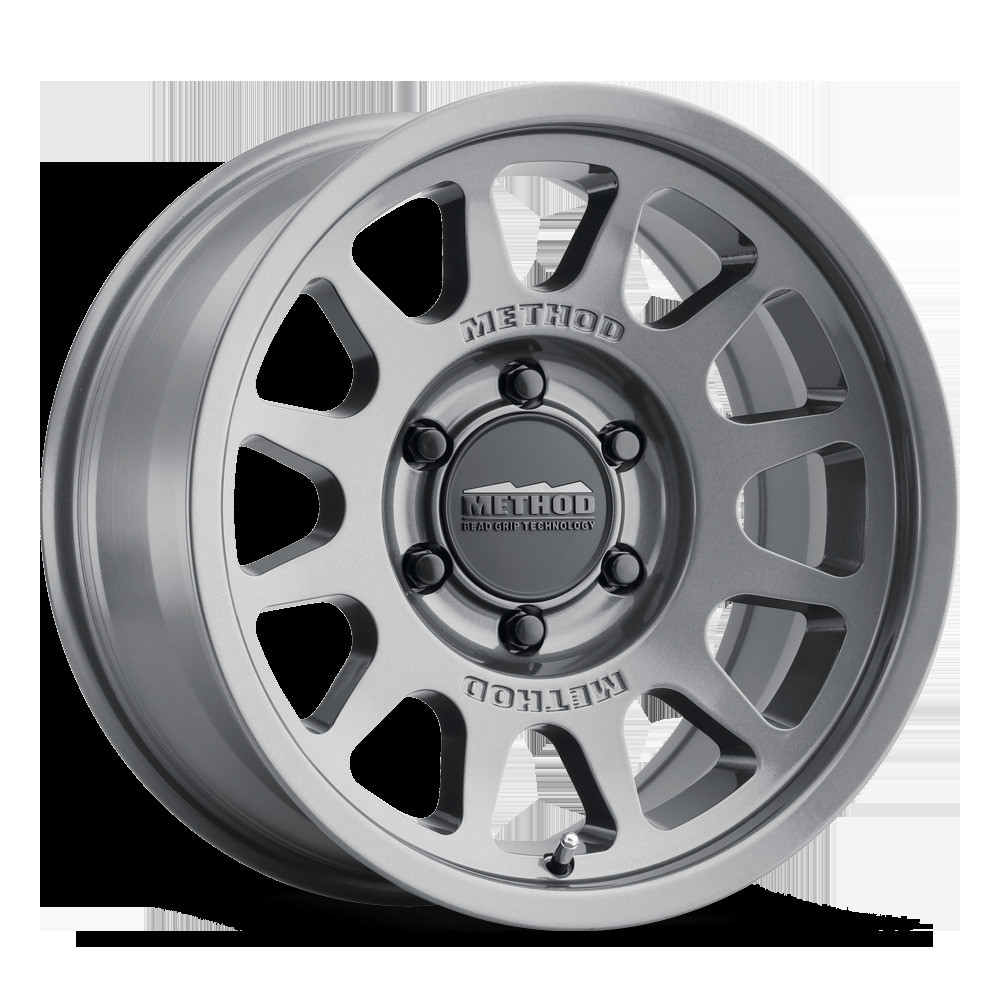 Method MR703 17x8.5 0mm Offset 6x120 67mm CB Gloss Titanium Wheel