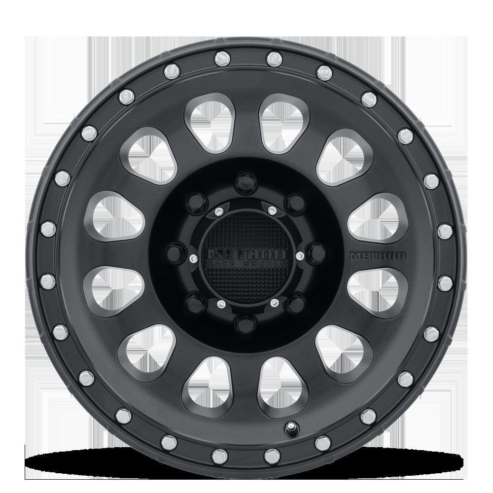 Method MR315 17x9 -12mm Offset 8x6.5 130.81mm CB Matte Black Wheel