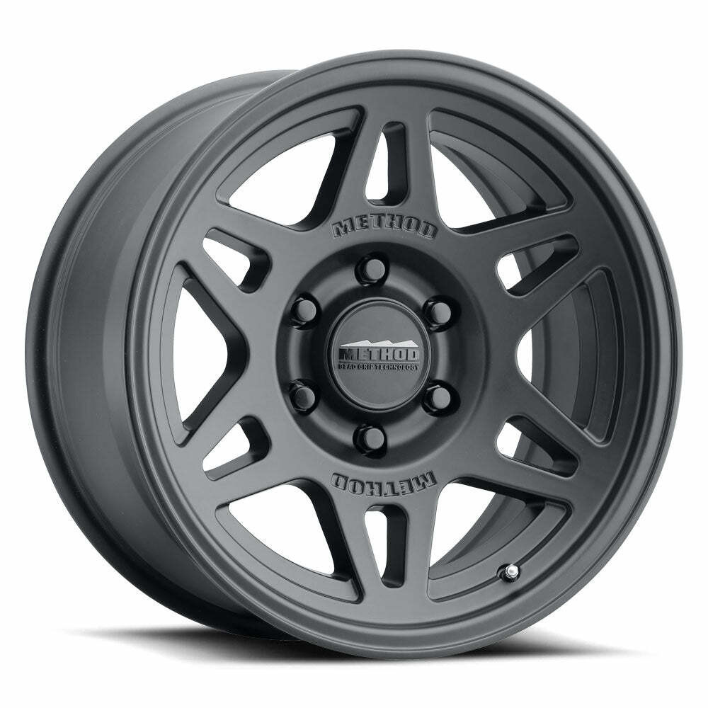 Method MR706 Bead Grip 17x8.5 0mm Offset 6x135 135mm Matte Black Wheel