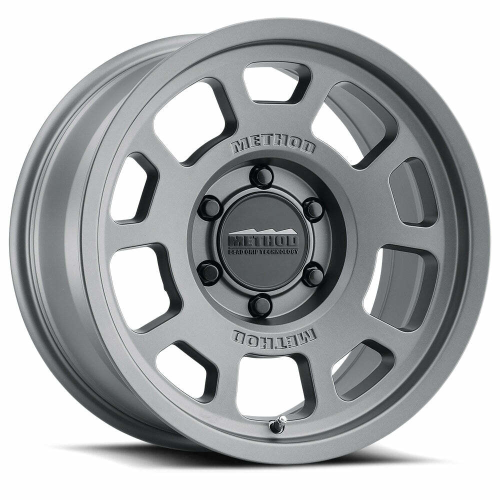 Method MR705 17x8.5 +35mm Offset 5x150 110.5mm CB Titanium Wheel