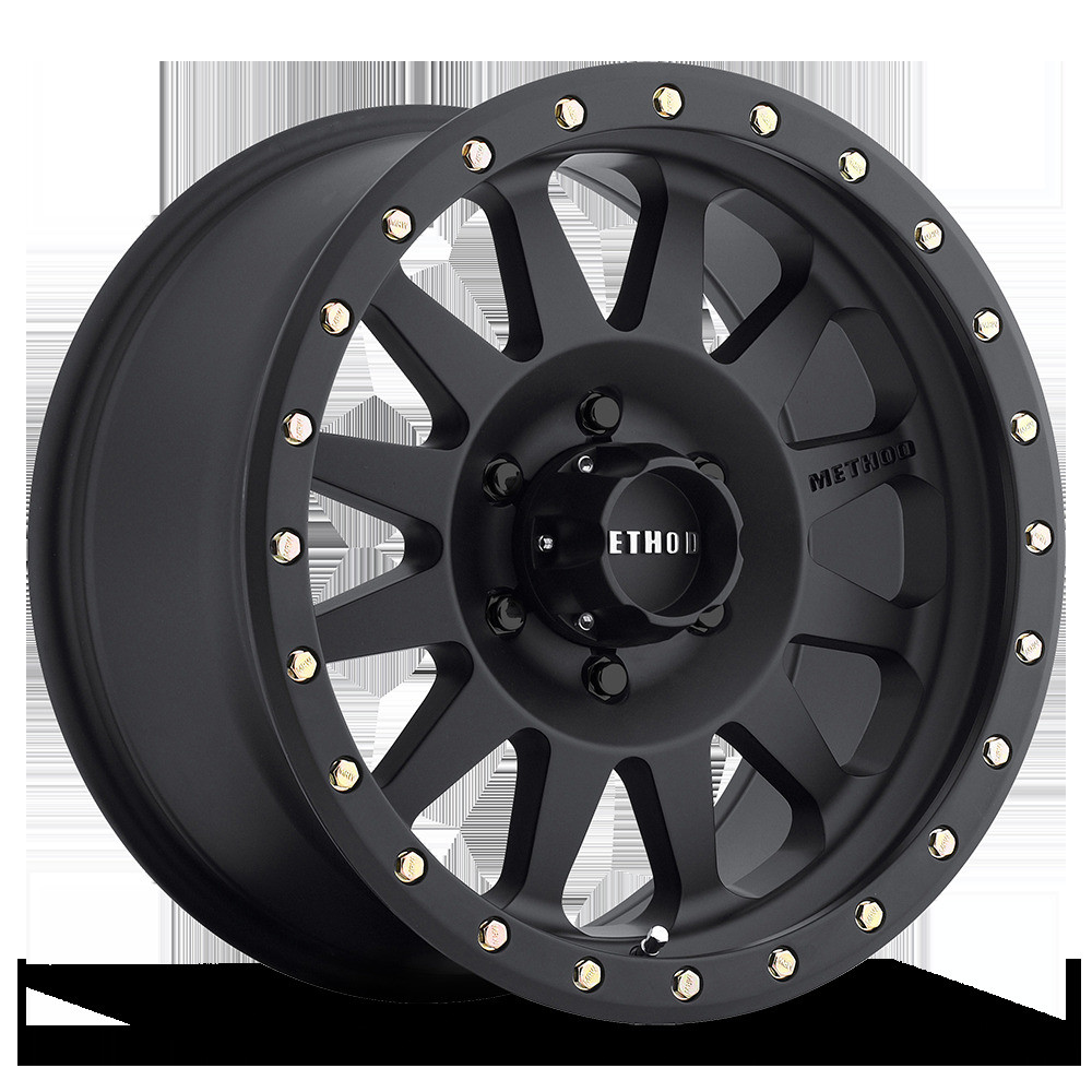 Method MR304 Double Standard 20x10 -18mm Offset 6x5.5 108mm CB Matte Black Wheel