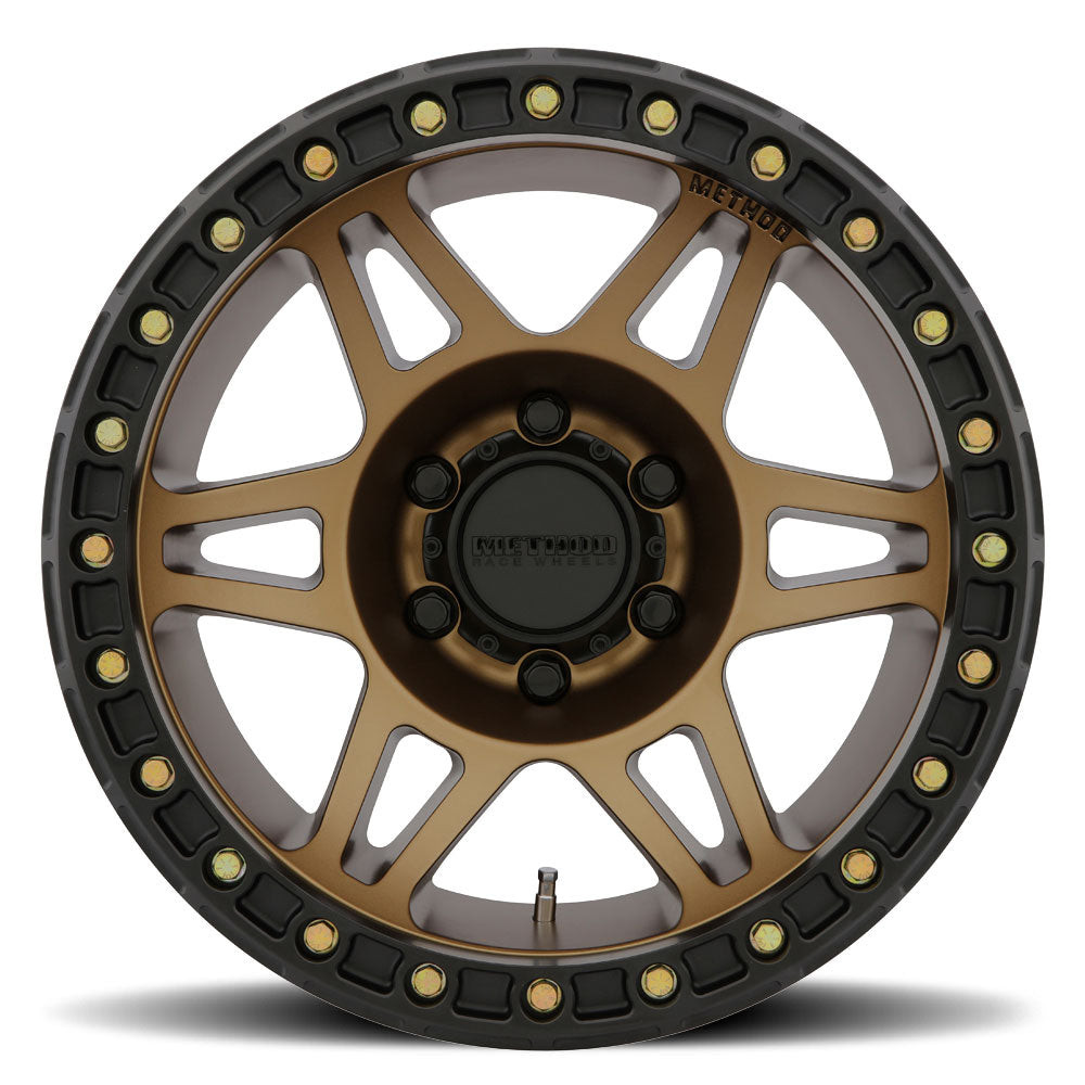 Method MR106 Beadlock 17x9 -44mm 5x5 71.5mm CB Method Bronze Wheel