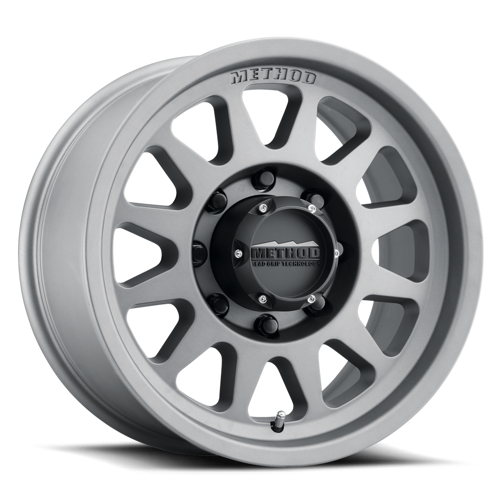 Method MR704 17x8.5 0mm Offset 6x135 87mm CB Matte Titanium Wheel