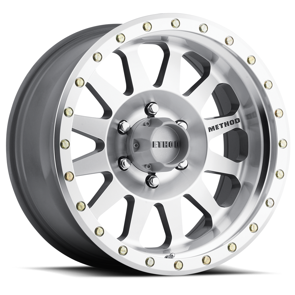Method MR304 Double Standard 17x8.5 0mm 6x5.5 108mm CB Machined/Clear Coat Wheel