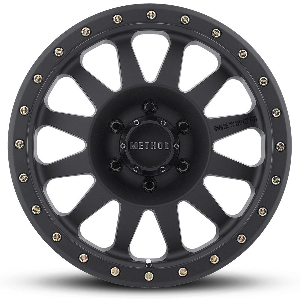 Method MR304 Double Standard 15x8 -24mm Offset 6x5.5 108mm CB Matte Black Wheel