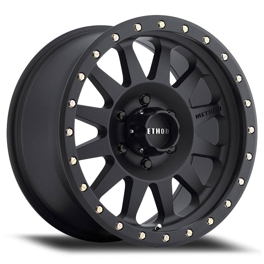 Method MR304 Double Standard 15x8 -24mm Offset 6x5.5 108mm CB Matte Black Wheel