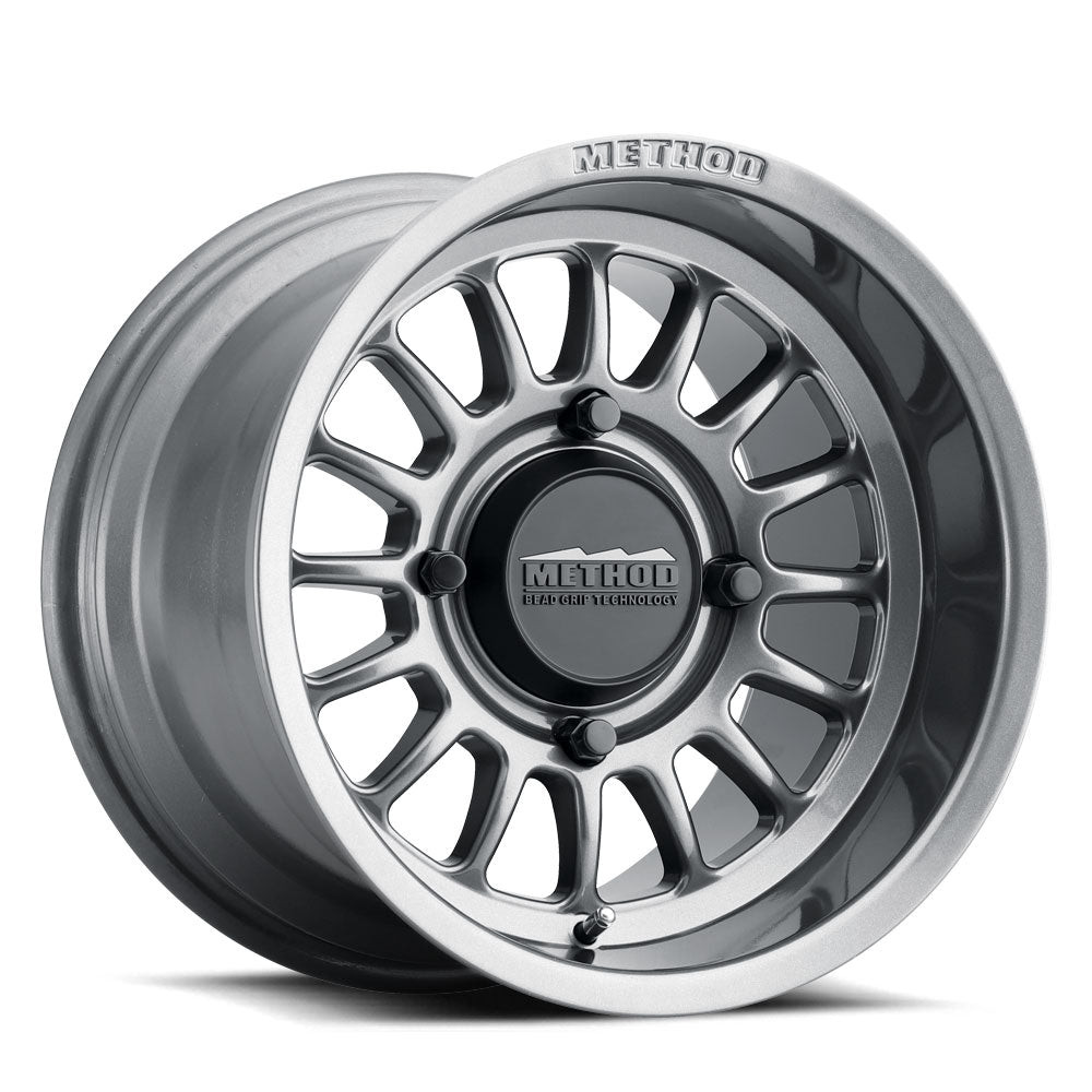 Method MR411 14x7 4+3/+13mm Offset 4x156 132mm CB Gloss Titanium Wheel