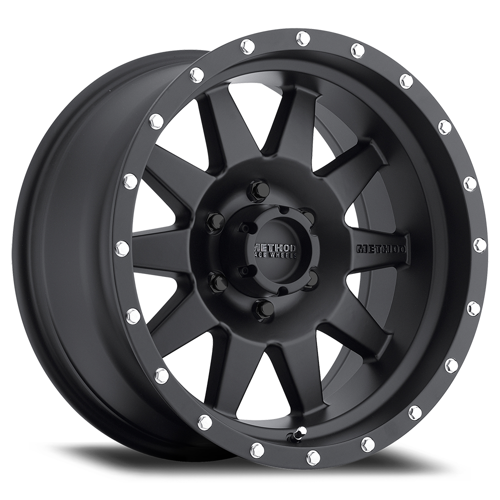 Method MR301 The Standard 16x7 0mm Offset 6x5.5 108mm CB Matte Black Wheel