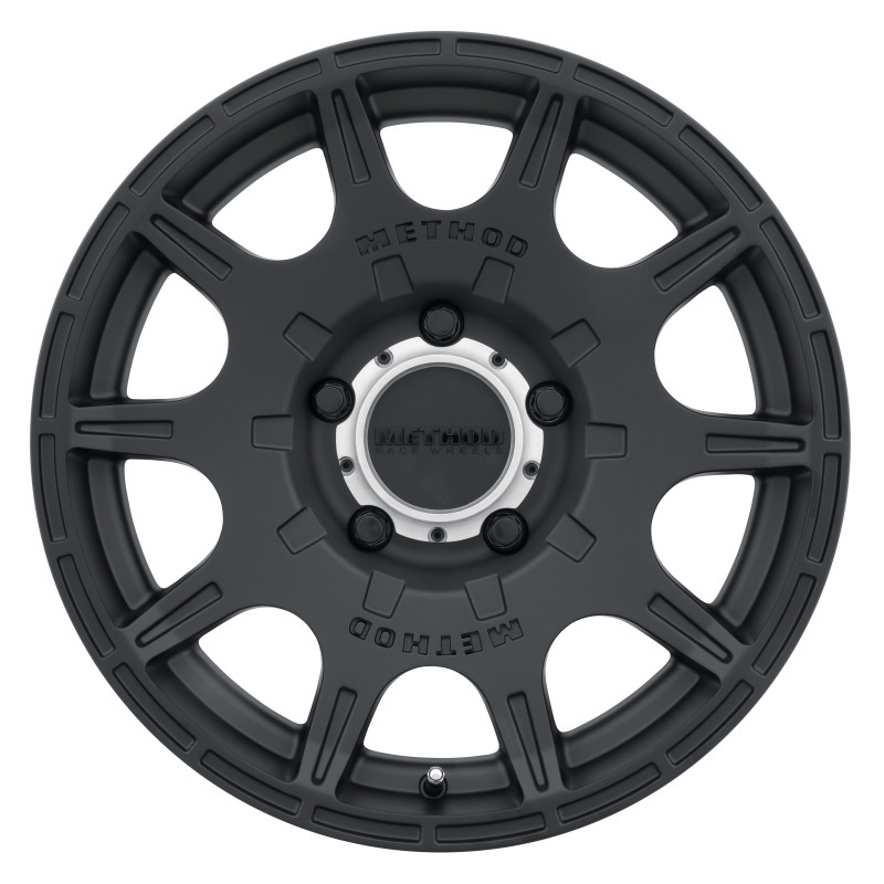 Method MR308 Roost 17x8.5 0mm Offset 5x5 71.5mm CB Matte Black Wheel