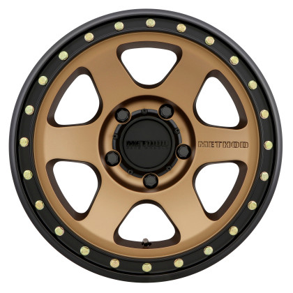 Method MR310 Con6 17x8.5 0mm 5x5 71.5mm CB Method Bronze/Black Street Loc Wheel