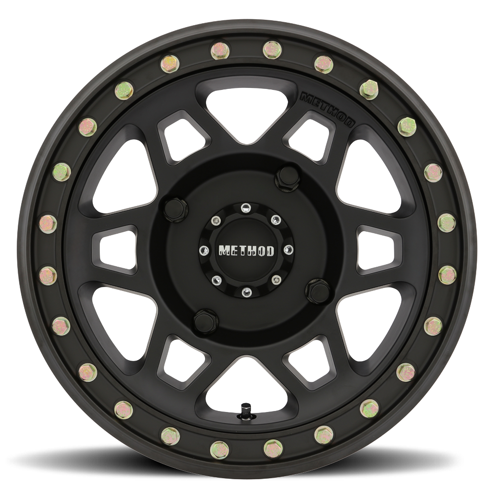 Method MR405 UTV Beadlock 15x7 5+2/+38mm 4x136 106mm CB Matte Black Wheel